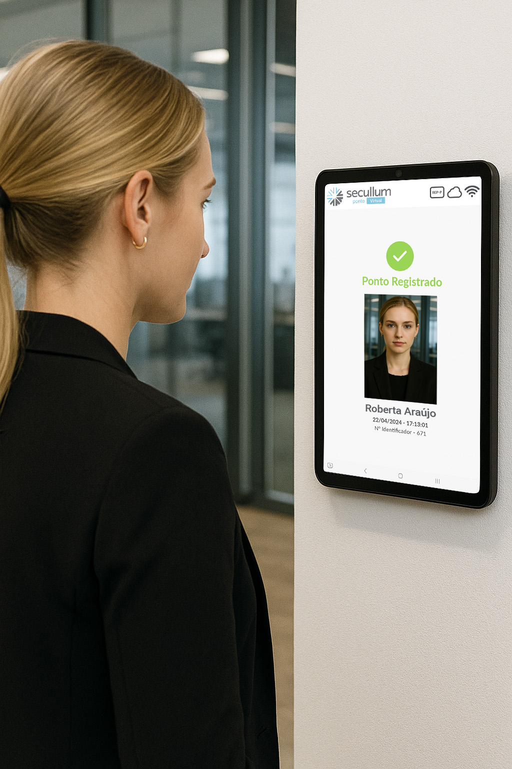 App de reconhecimento facial Secullum